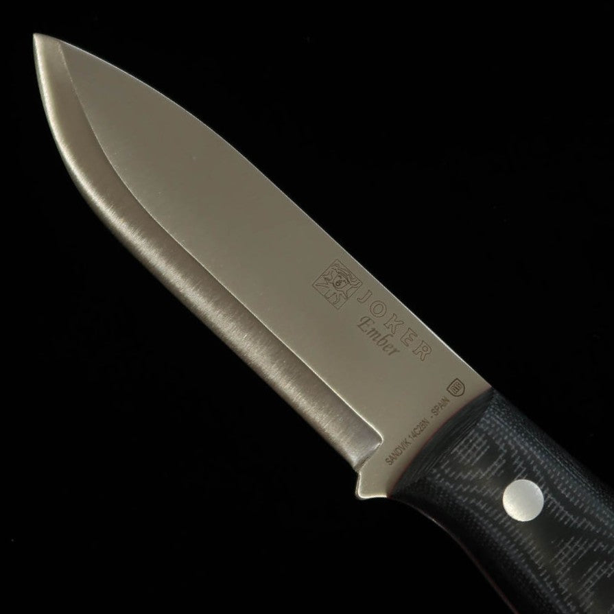 Faca Bushcraft com Firesteel JOKER Ember Micarta CM122-P (105mm)