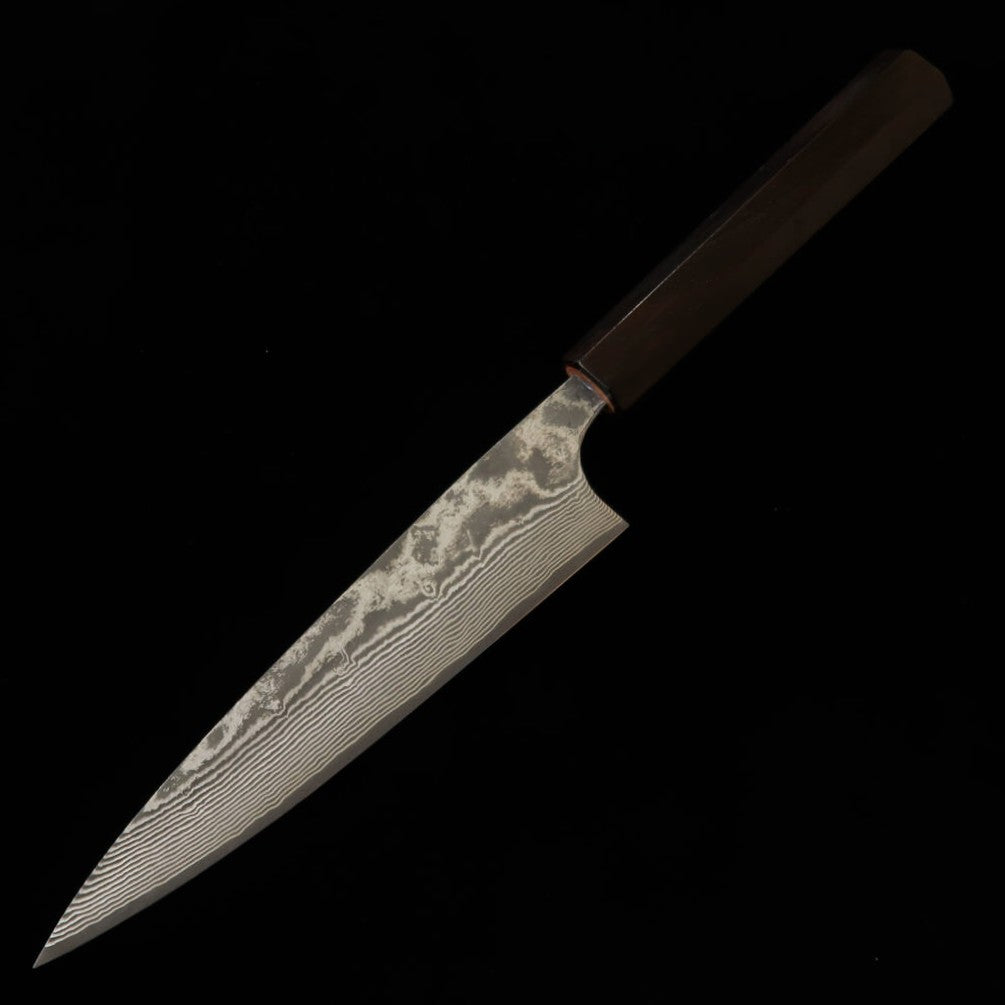 佐治武士 SAJITAKESHI ペティ VG10 黒染めダマスカス （150mm）