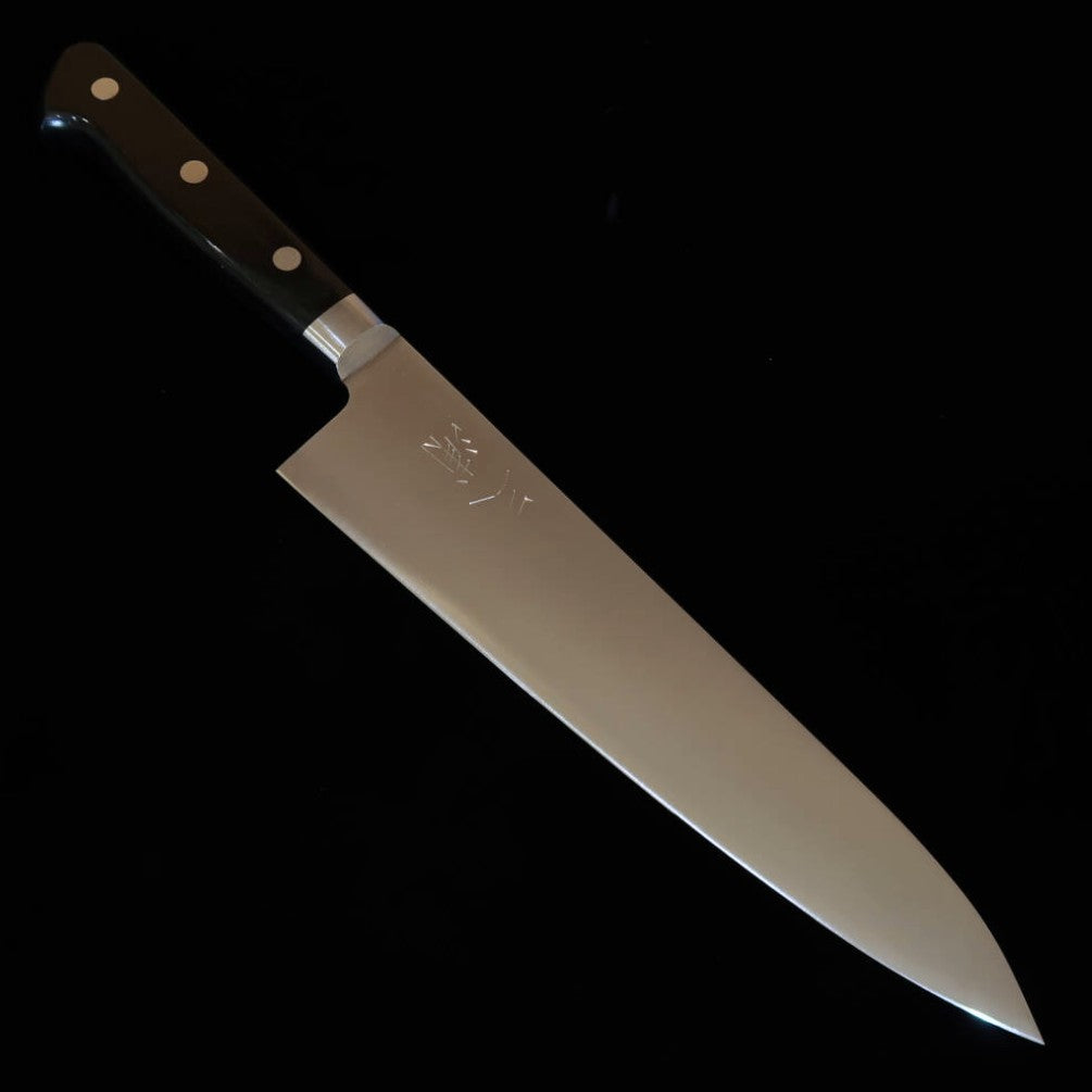 Miura MIURA Gyuto VG10 polida, cabo de laminado preto (210 mm)