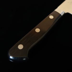 MIURA Miura, gyuto VG10 pulido, mango de laminado negro (210 mm)