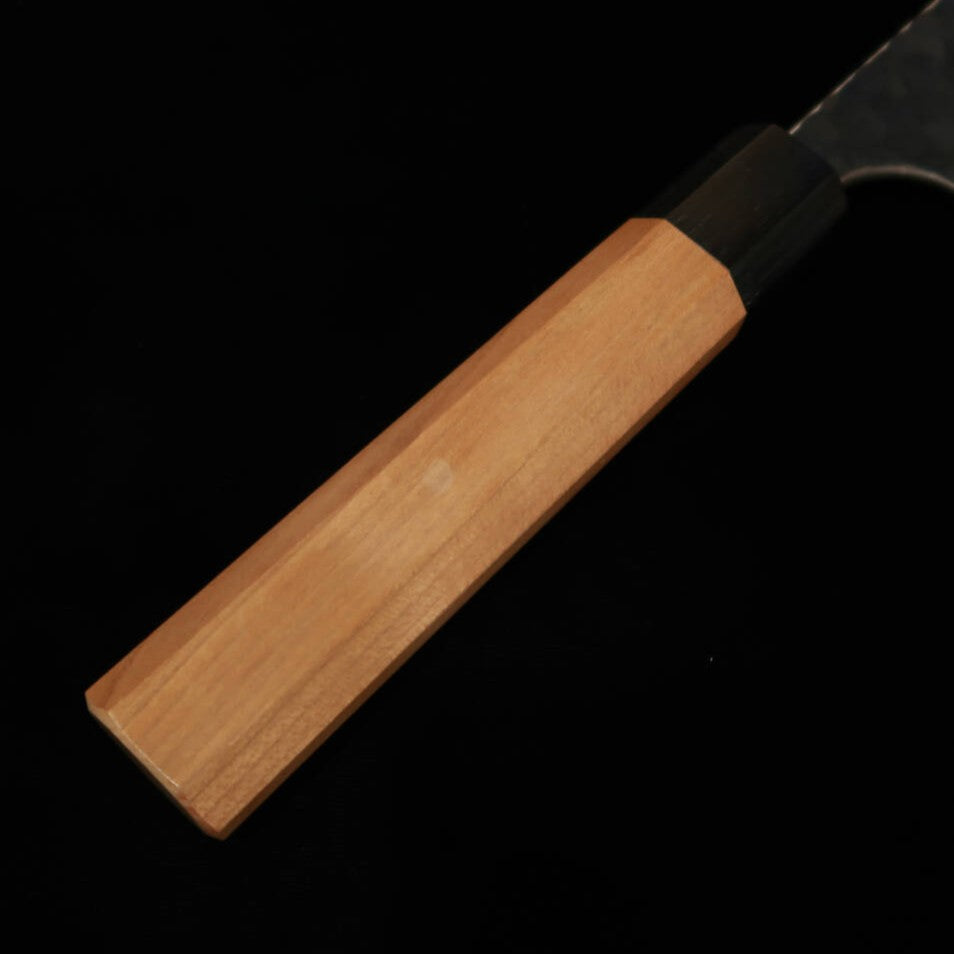 Masakage Koisu Gyuto - Aogami Super Steel, Hammered Finish, Black Iron, Paulownia Octagonal Handle (210/240mm)