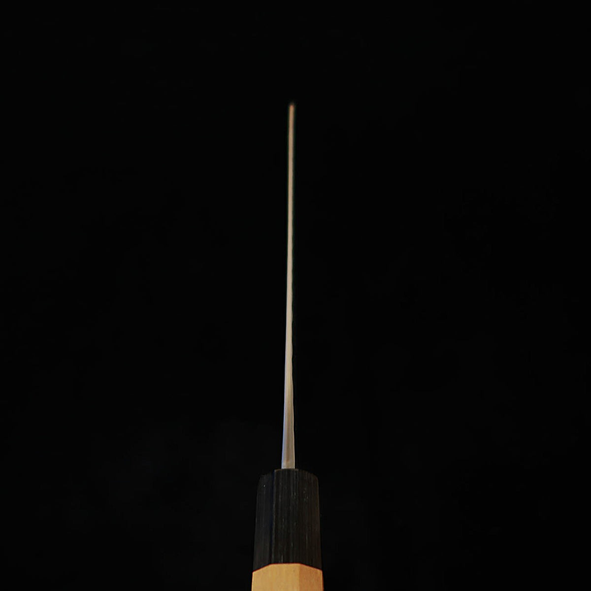 Masakage Koisu Gyuto - Aogami Super Steel, Hammered Finish, Black Iron, Paulownia Octagonal Handle (210/240mm)