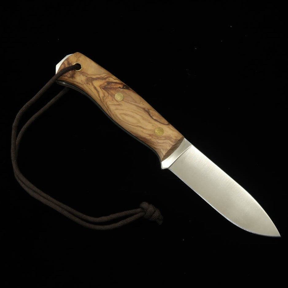 JOKER jok0007 CO123-P Ember F avec firesteel olive – Couteau bushcraft