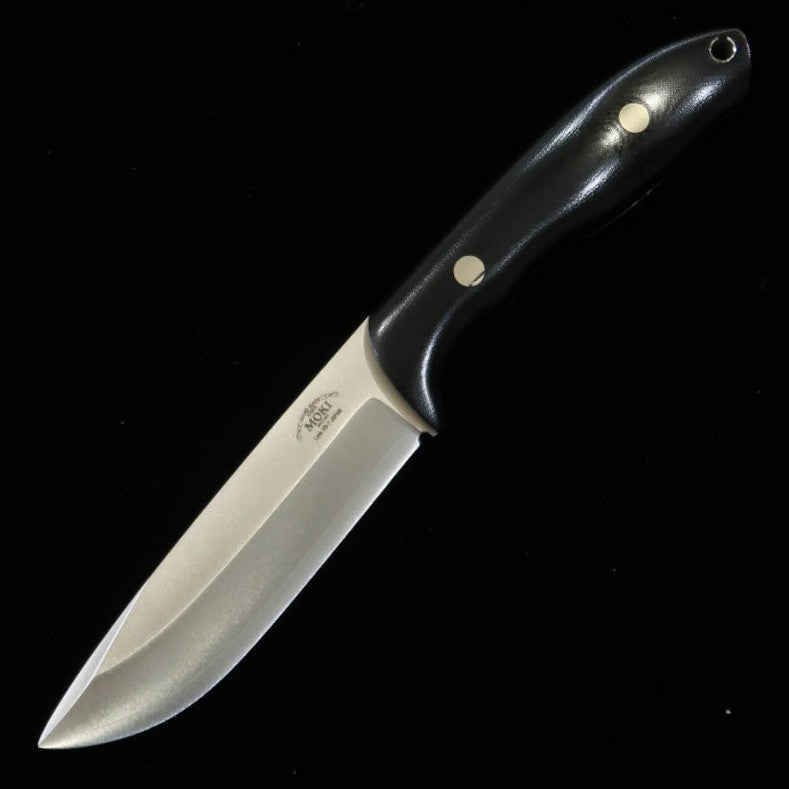 Moki Berg MK-2021BM/CO VG7/LAM micarta de lino negra (110 mm)
