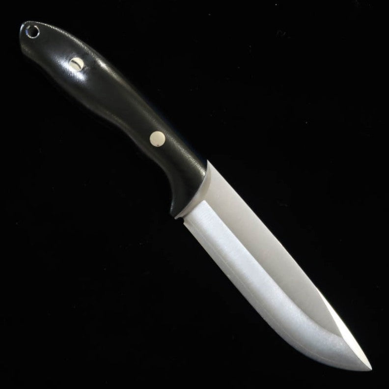 Moki Berg MK-2021BM/CO VG7/LAM micarta de lino negra (110 mm)