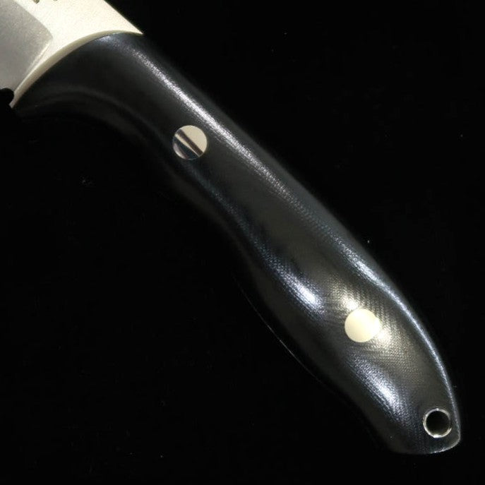Moki Berg MK-2021BM/CO VG7/LAM micarta de lino negra (110 mm)