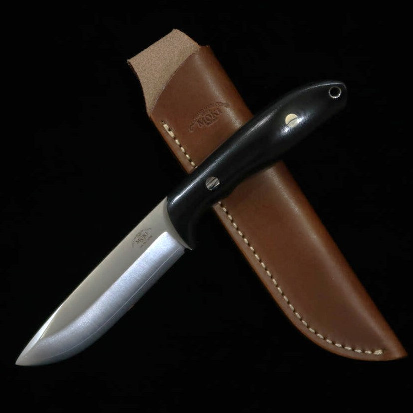 Moki Berg MK-2021BM/CO VG7/LAM micarta de lino negra (110 mm)