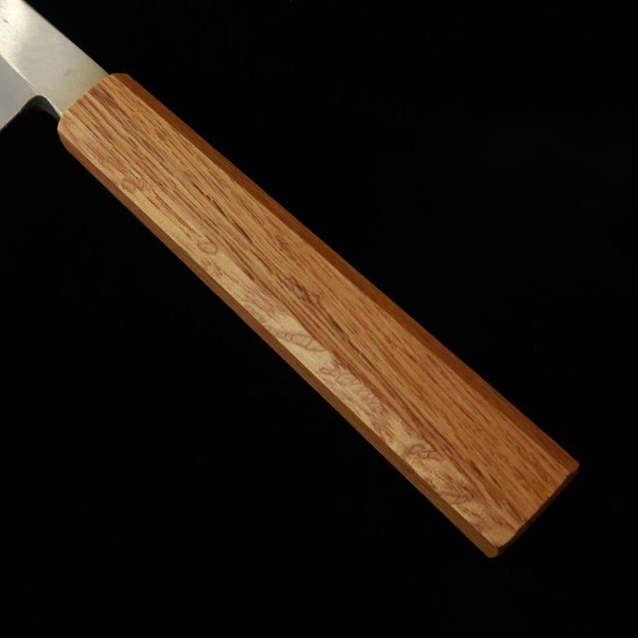 MIURA Yanagiba Shirogami n°2 Honkasumi, manche en chêne octogonal laqué, pour gaucher (270 mm)