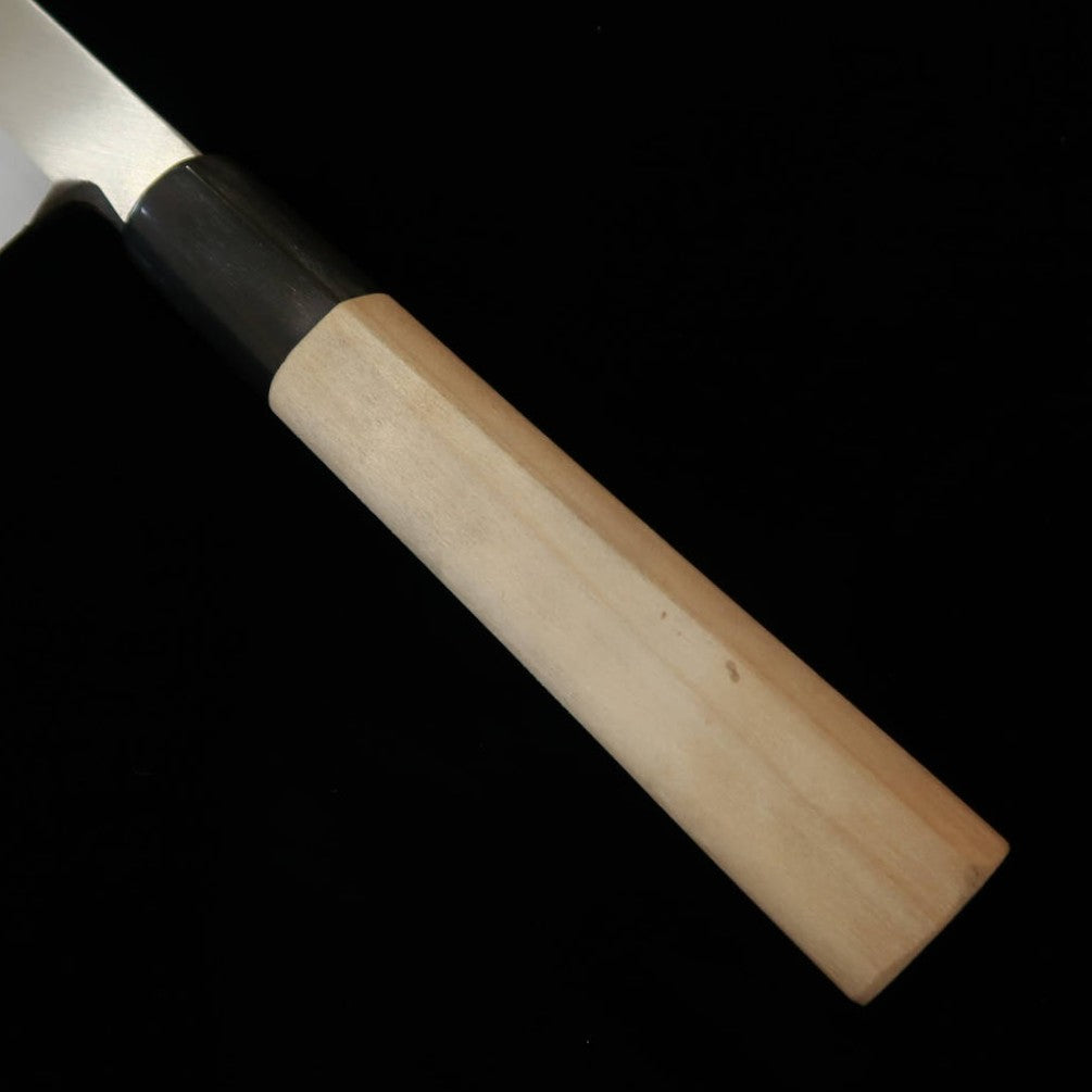 三浦 MIURA 柳刃 白紙二号 本霞 水牛朴栗型柄 左利き用 （270mm）