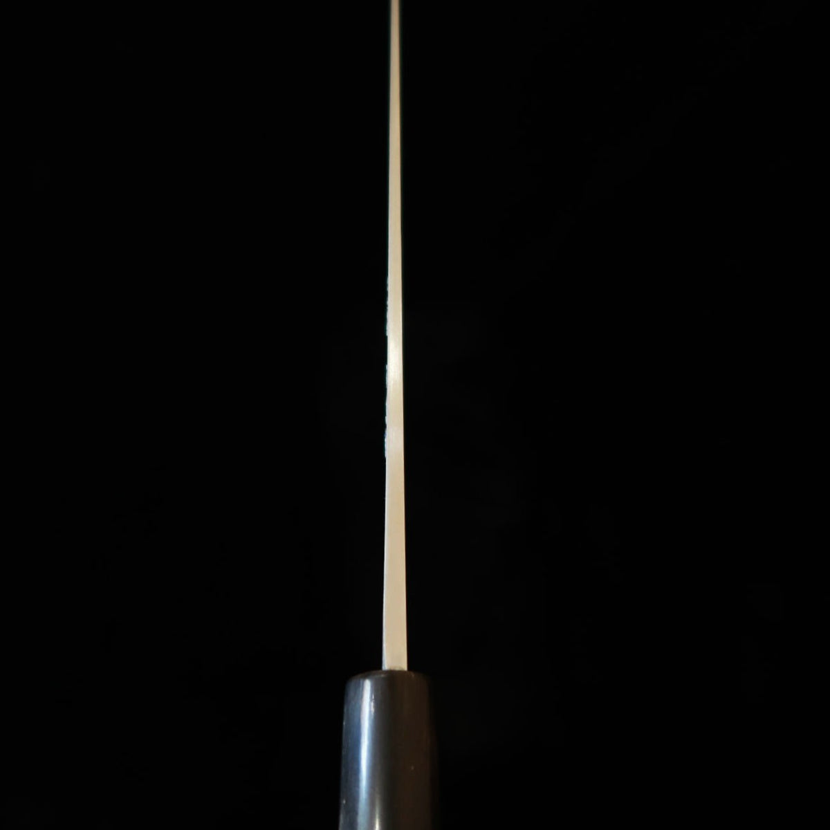 MIURA Yanagiba Shirogami nº2, Hon-Kasumi, mango de magnolia tipo castaña con virola de cuerno de búfalo, para zurdos (270 mm)