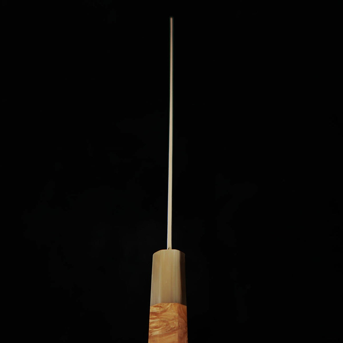 猿九 ENKYU 切付筋引 焔雲シリーズ SG2 ダマスカス 花梨水牛口輪八角柄　（270ｍｍ）