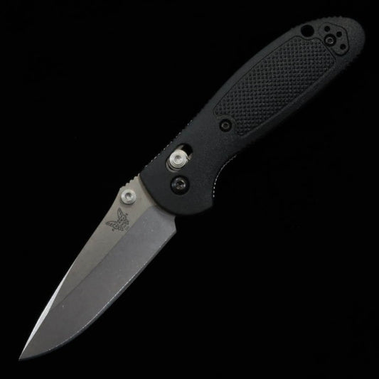 BENCHMADE bem556-S30V Mini Grip Tyrian Silver Straight Blade (70mm)
