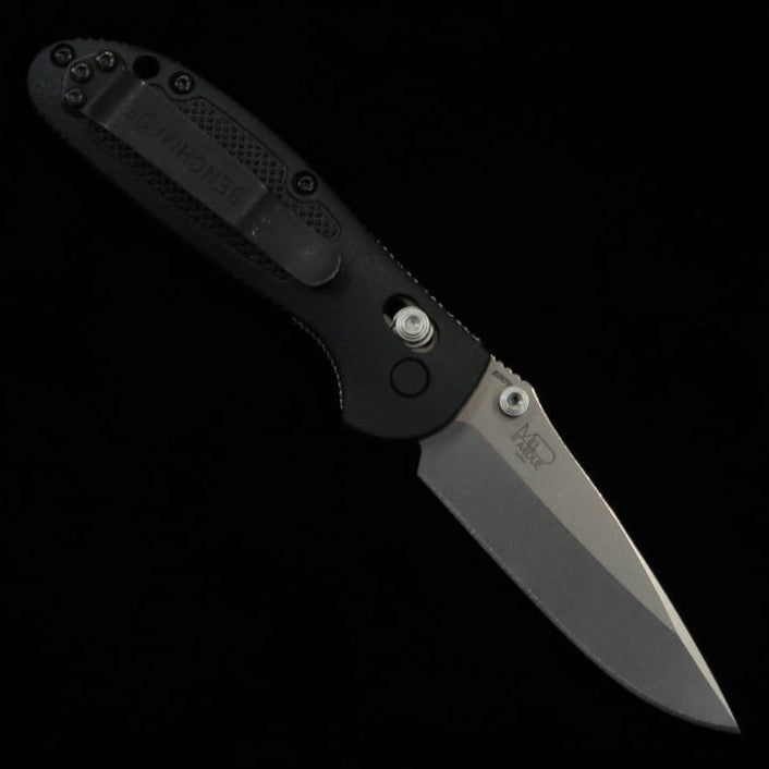 BENCHMADE bem556-S30V Mini Grip Tyrian Silver Straight Blade (70mm)