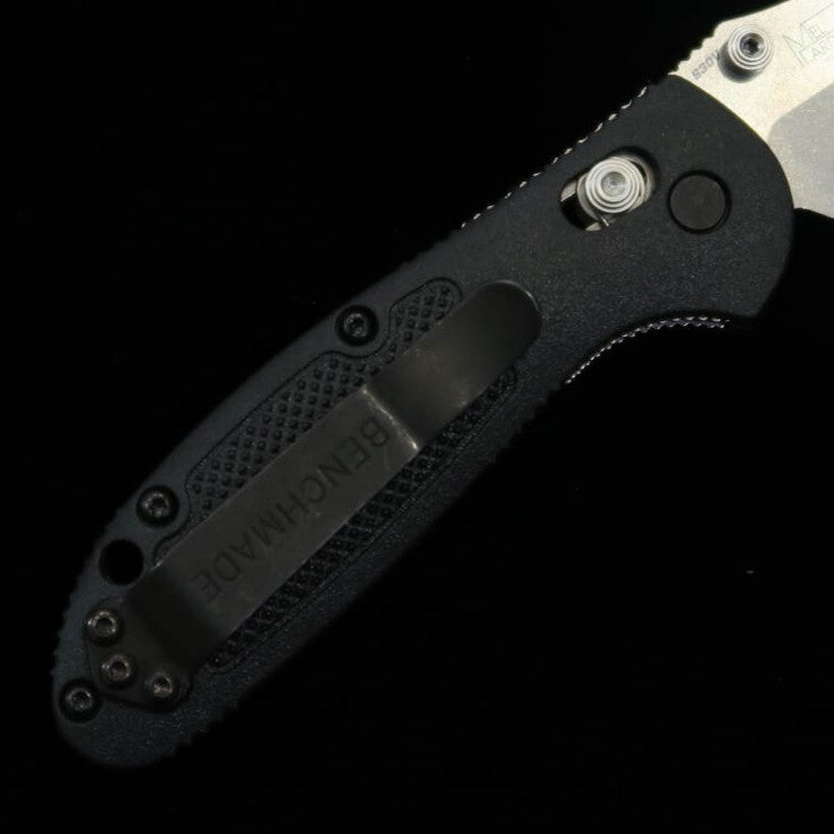 BENCHMADE bem556-S30V Mini Grip Tyrian Silver Straight Blade (70mm)