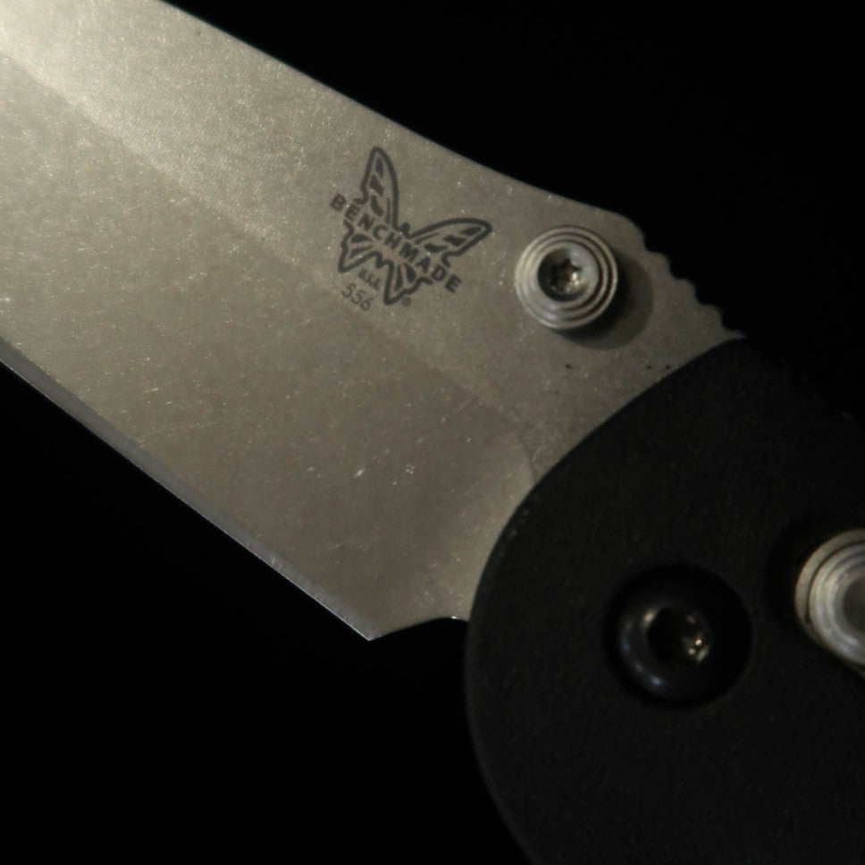 BENCHMADE bem556-S30V Mini Grip Tyrian Silver Straight Blade (70mm)