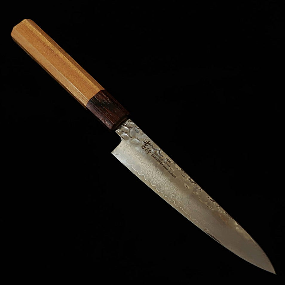 SakaiTakayuki SakaiTakayuki Petty VG10 Damasco 33 camadas cabo octogonal de olmo japonês (150 mm)
