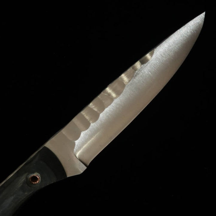 Custom knife PROMETHEUS Thor HS Green Black Micarta Handle Coyote -A (82mm)