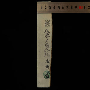 Pierre à aiguiser naturelle Yaginoshima, awasedo asagi, type 30, 76 × 207 × 37 mm