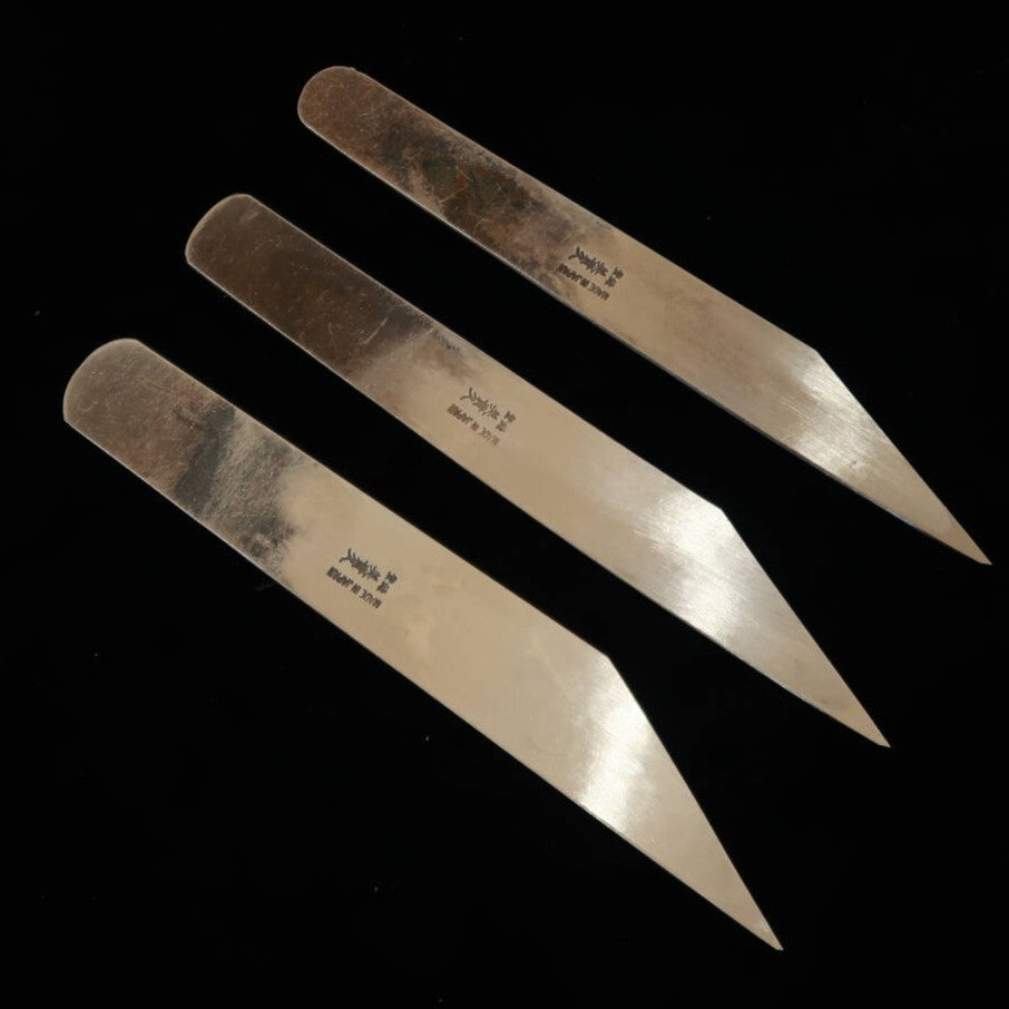 IKEUCHI Ikeuchi Hamono, cuchillo de injerto pequeño, Mikihisa-saku, martilleado, forma recta (24-30 mm)