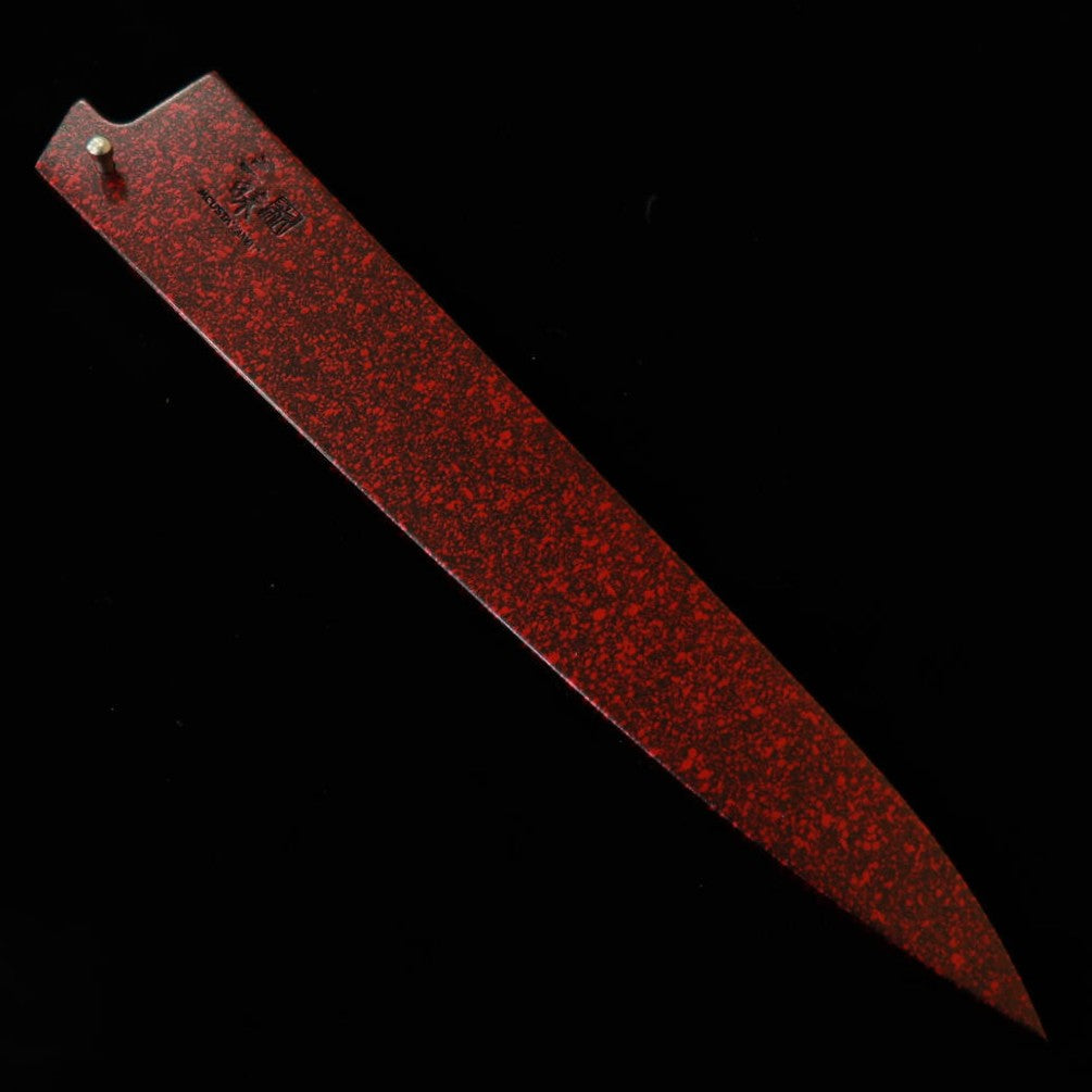 Saya ZANMAI para Sujihiki na cor Vermelha (240/270mm)