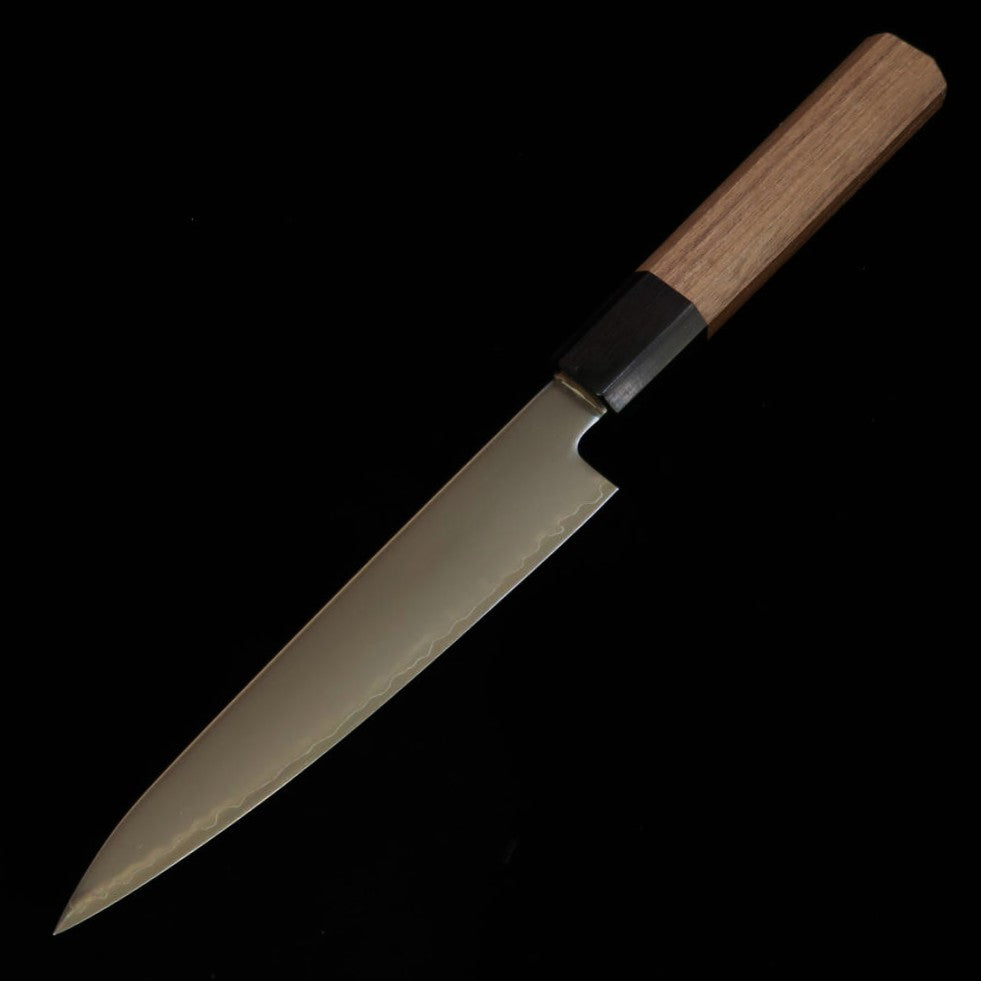 景清 KAGEKIYO クロマックス セミステンレス 和ペティ ウォルナット八角柄 (150mm)