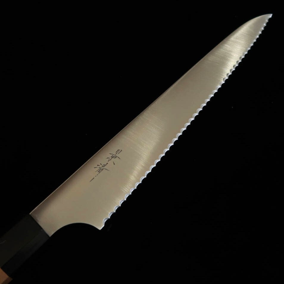 Faca de pão KAGEKIYO com cabo octogonal de nogueira e aço inox (240mm)