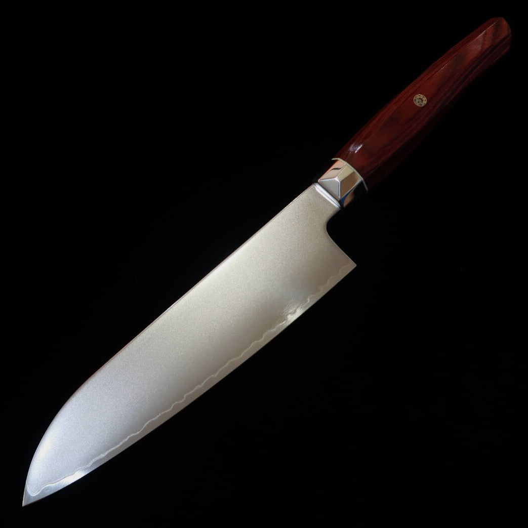 Santoku【Nuevo estándar】MCUSTA ZANMAI Revolution3 Rojo (180mm)