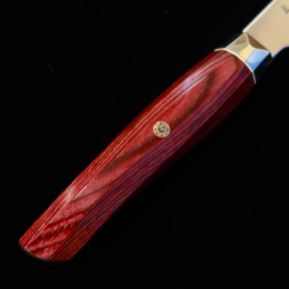 Santoku【Nuevo estándar】MCUSTA ZANMAI Revolution3 Rojo (180mm)