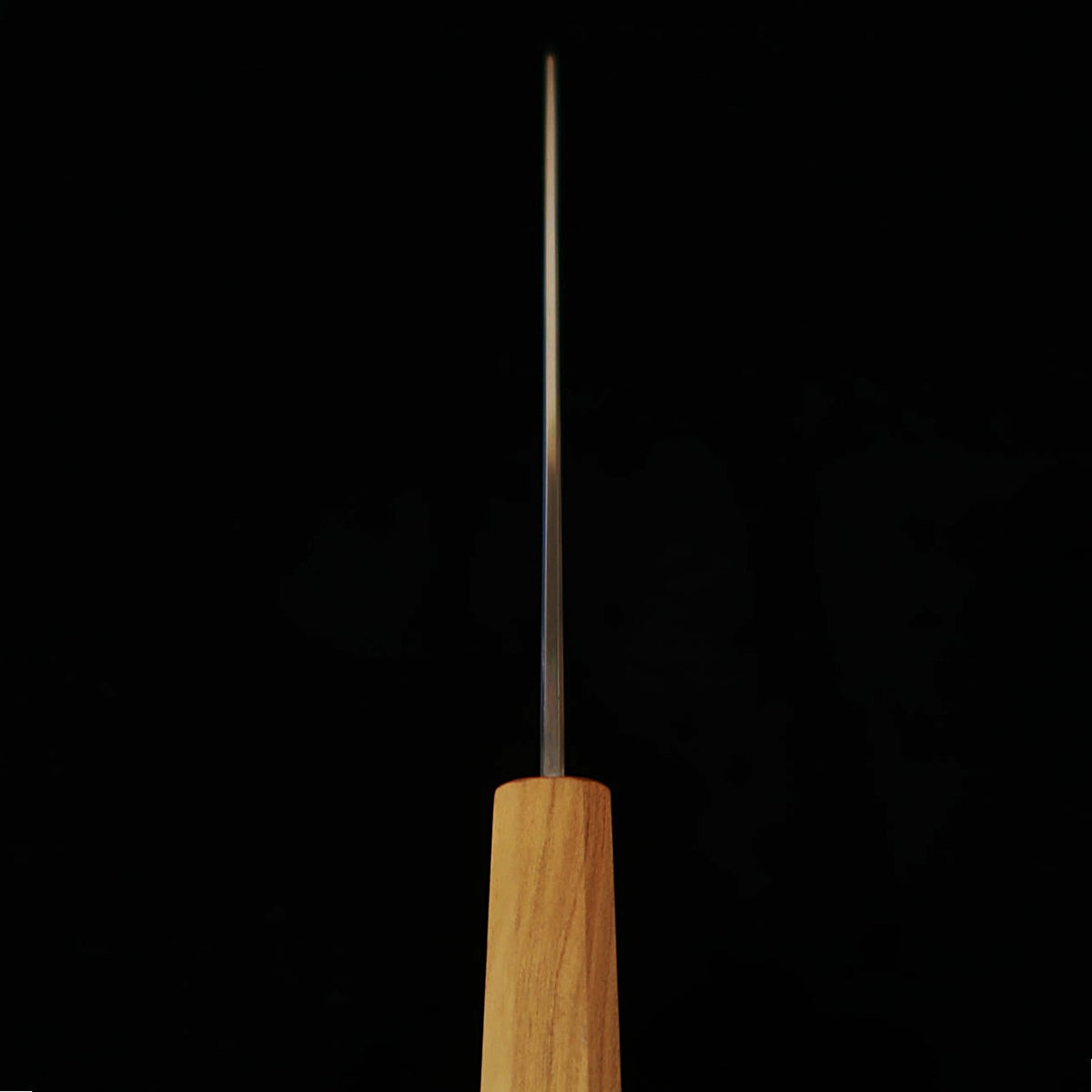 KAGEKIYO Gokujō Shirogami n°2 Manche octogonal en cerisier Santoku japonais (180 mm)