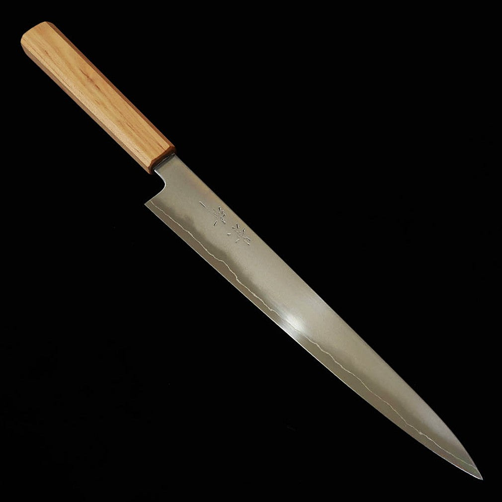 KAGEKIYO Ginsan Japanese Sujihiki Knife with Cherry Blossom Handle (240mm)