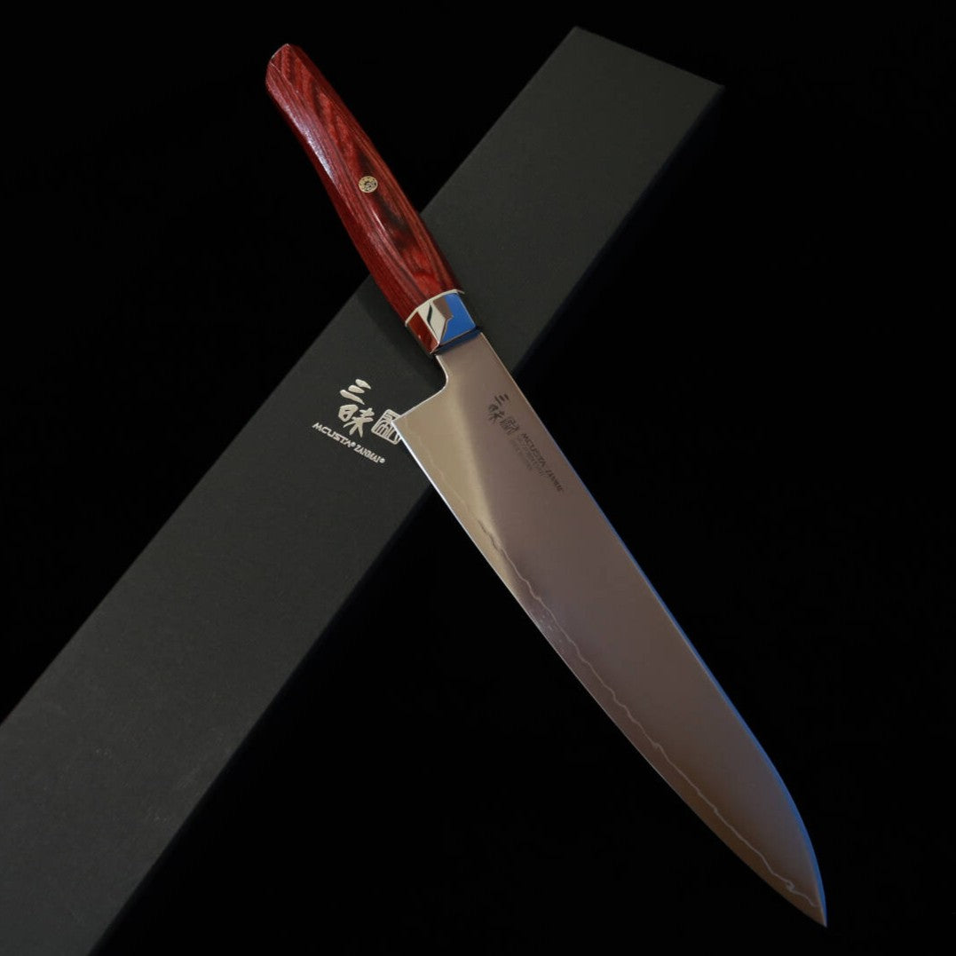 New Standard] ZANMAI MCUSTA Revolution 3 Red Gyuto (210mm) – 三浦