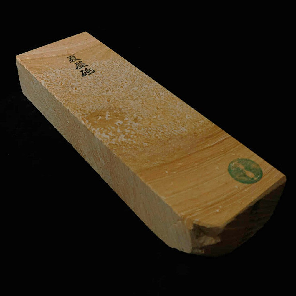 天然砥石　夏屋砥 茶　66×207×38mm