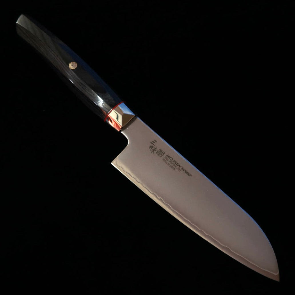 【Nouvelle référence】MCUSTA ZANMAI Révolution 3 Noir Petit Santoku (150 mm)
