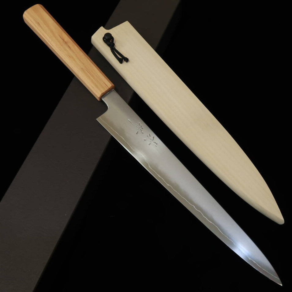 Kagekiyo KAGEKIYO Wa-Sujihiki, aço Gin San, cabo de cerejeira (240mm)