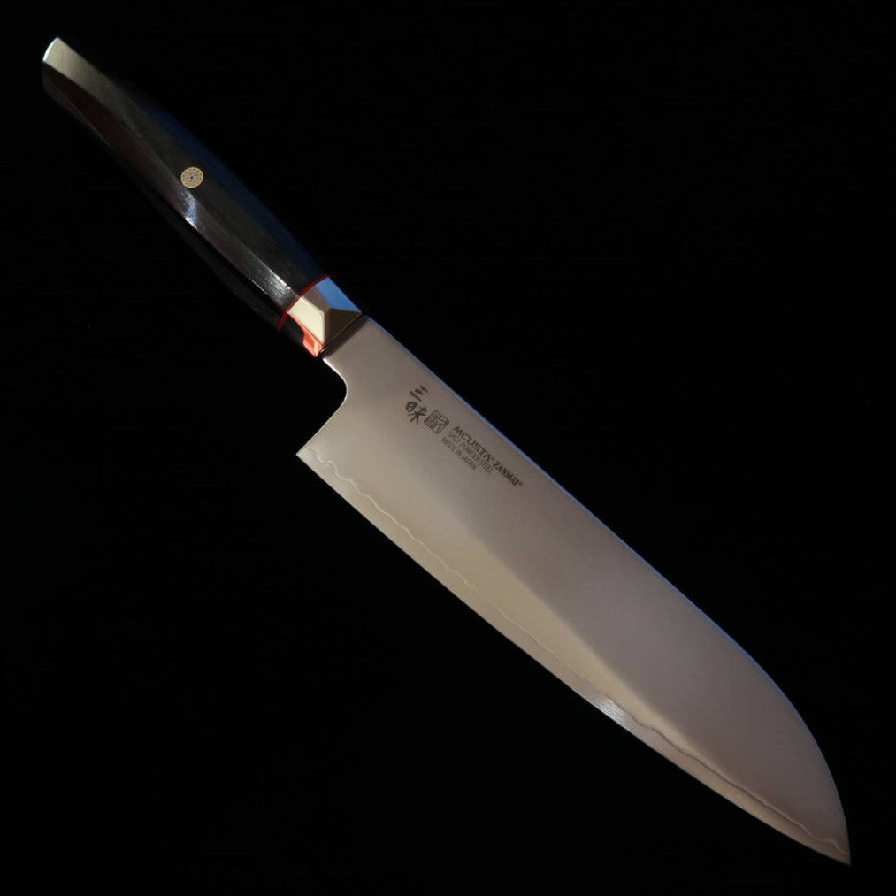 [New Standard] ZANMAI MCUSTA Revolution 3 Black Santoku (180mm)