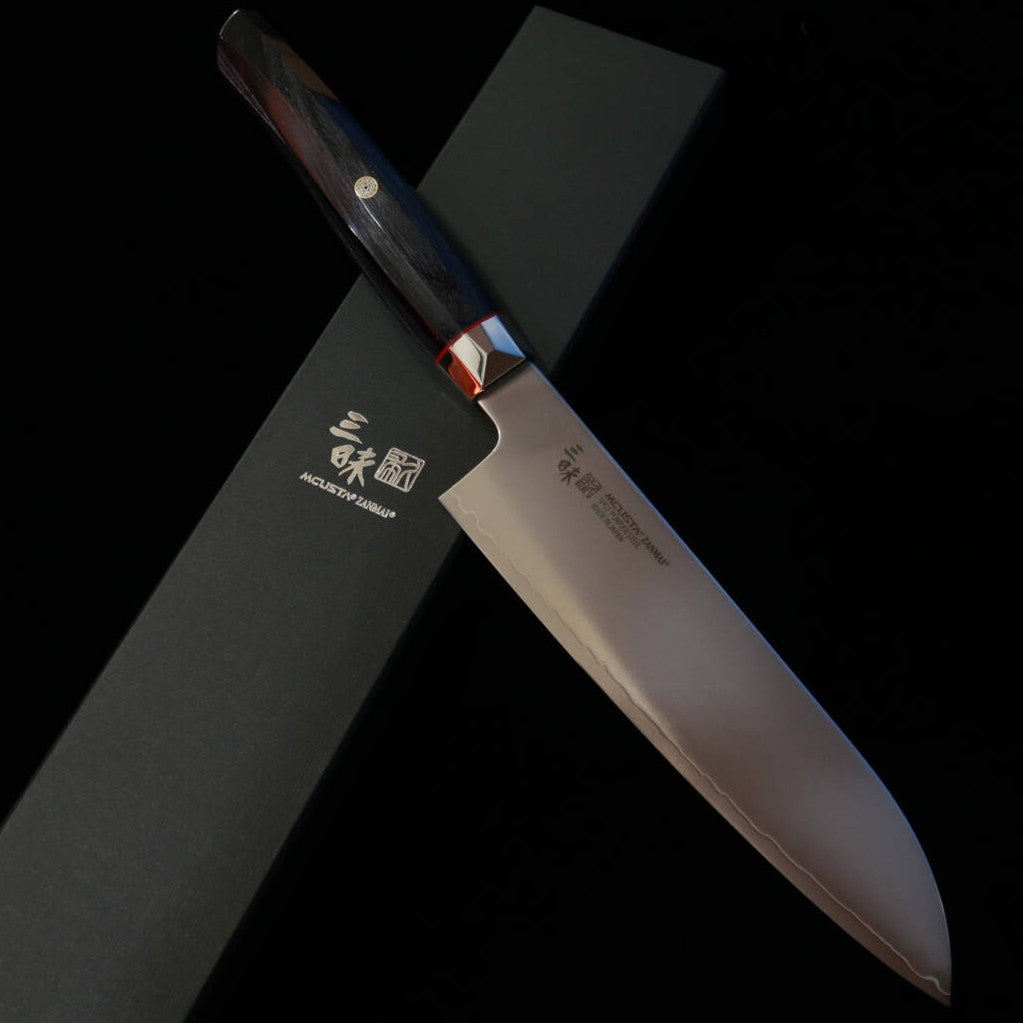 [New Standard] ZANMAI MCUSTA Revolution 3 Black Santoku (180mm)