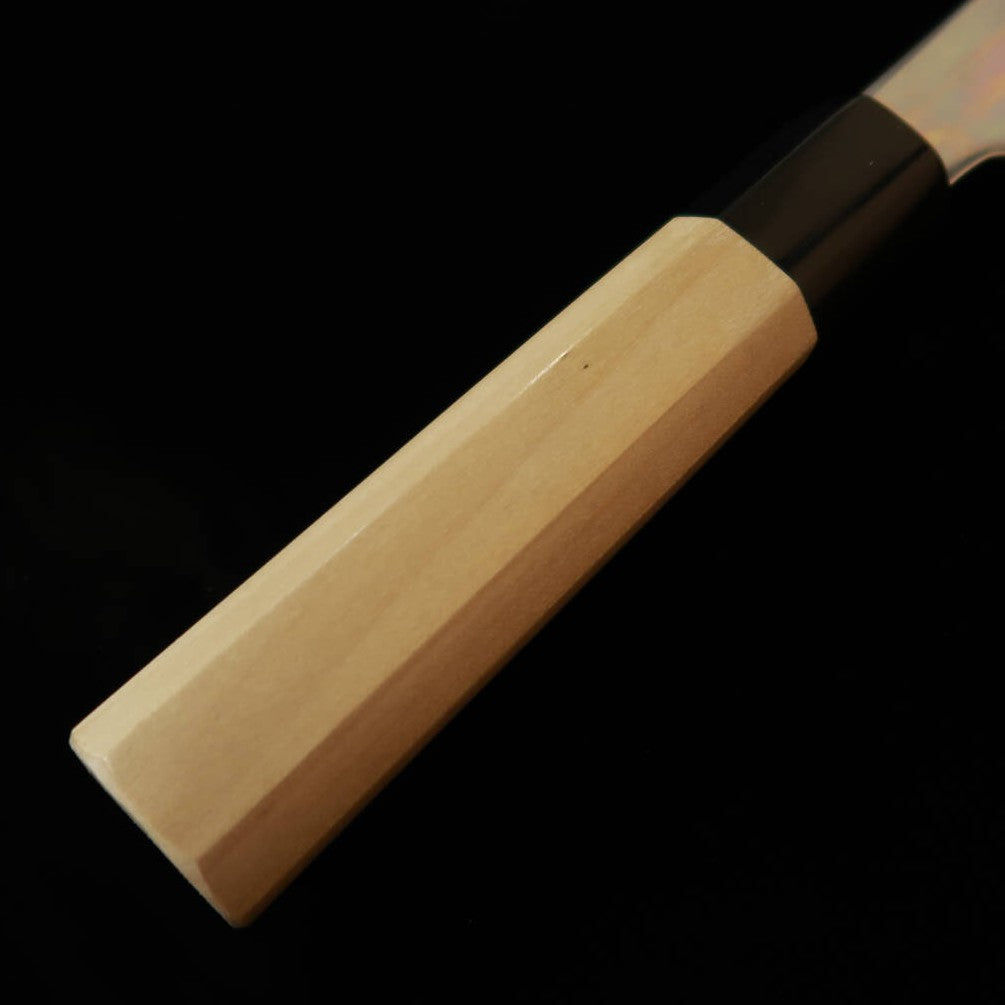 三浦 佩 MIURA Obidama　牛刀 白紙一号 鏡面 朴八角柄　（210/240mm）