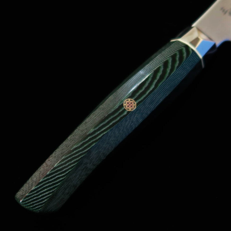  Santoku Pequena Zanmai MCUSTA Revolution 3 Verde (150mm)