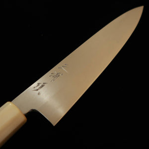 MIURA Itadaki Petty White Steel #2 Octagonal Buffalo Handle (150mm)