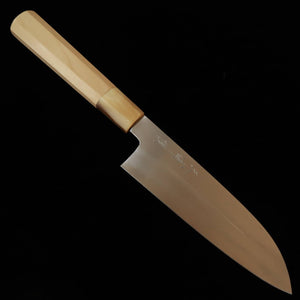 三浦頂MIURA Itadaki 田中義一 三徳 白紙二号 水牛朴八角柄 （180mm）