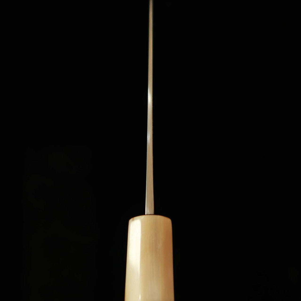 三浦 頂 MIURA Itadaki 三徳 白紙二号 水牛朴八角柄 （180mm）