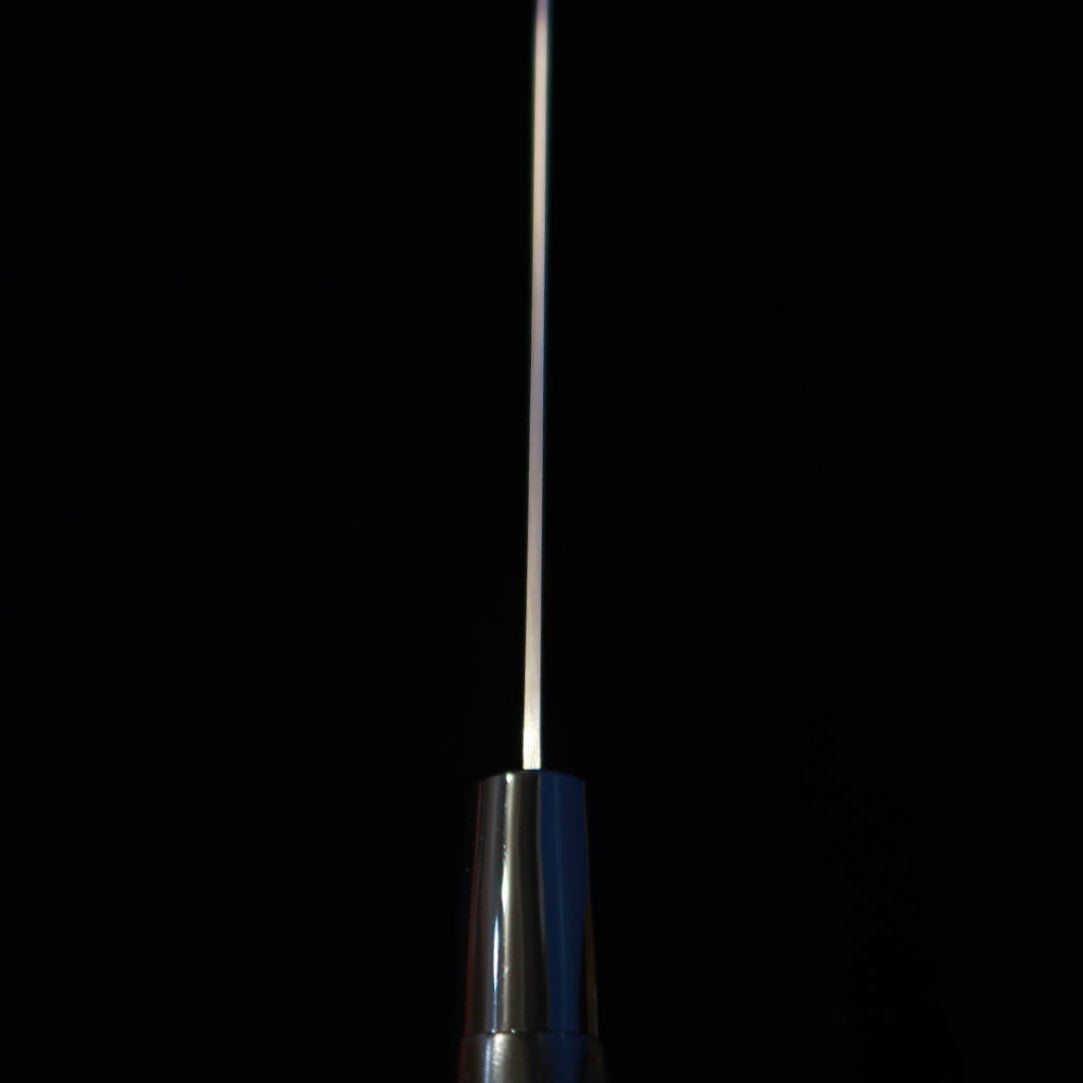 SUMIKAMA TORA Kasumi Santoku acero molibdeno mango de magnolia pintado de negro Nº 36841 (165 mm)