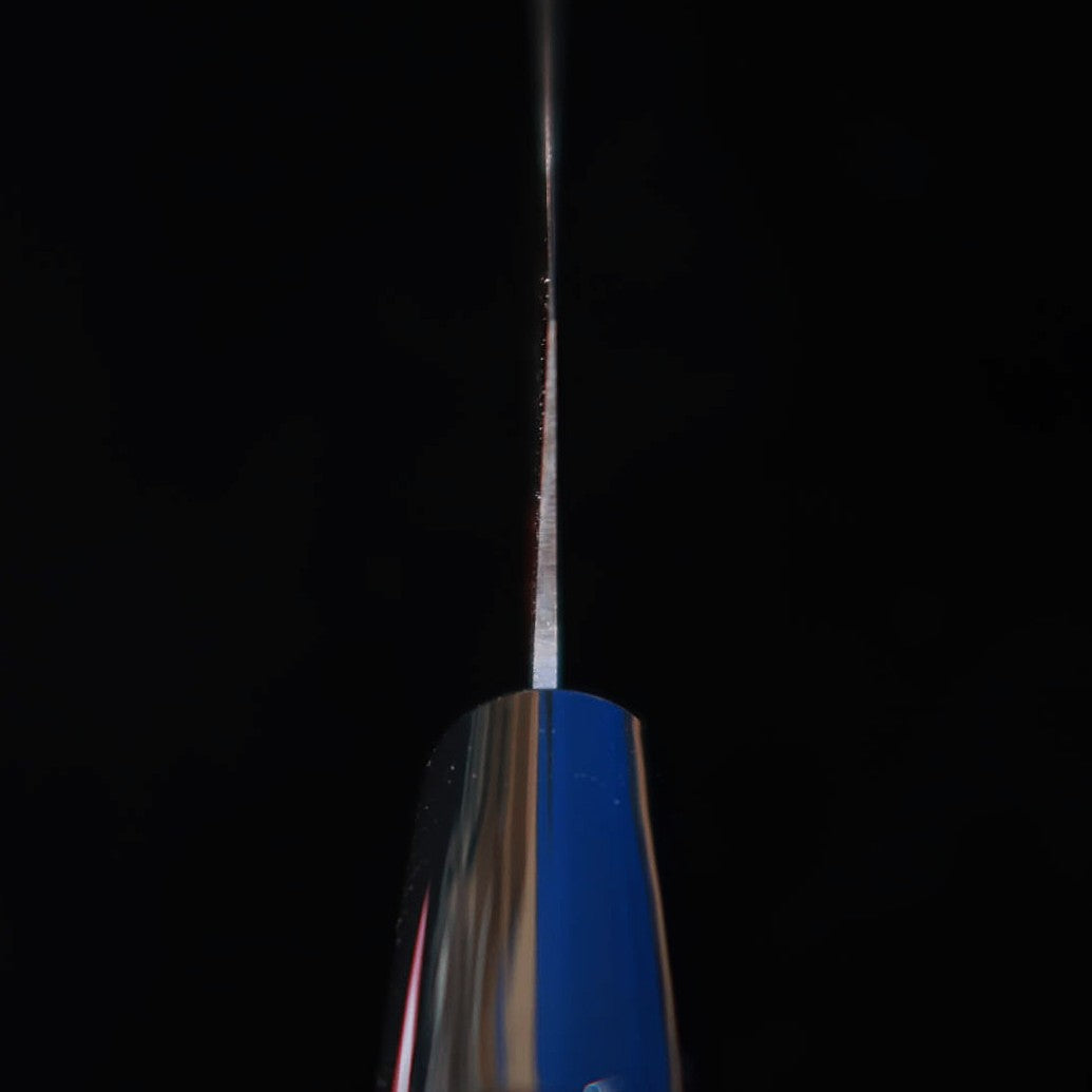SUMIKAMA TORA Kasumi Santoku acero molibdeno mango de magnolia pintado de negro Nº 36841 (165 mm)
