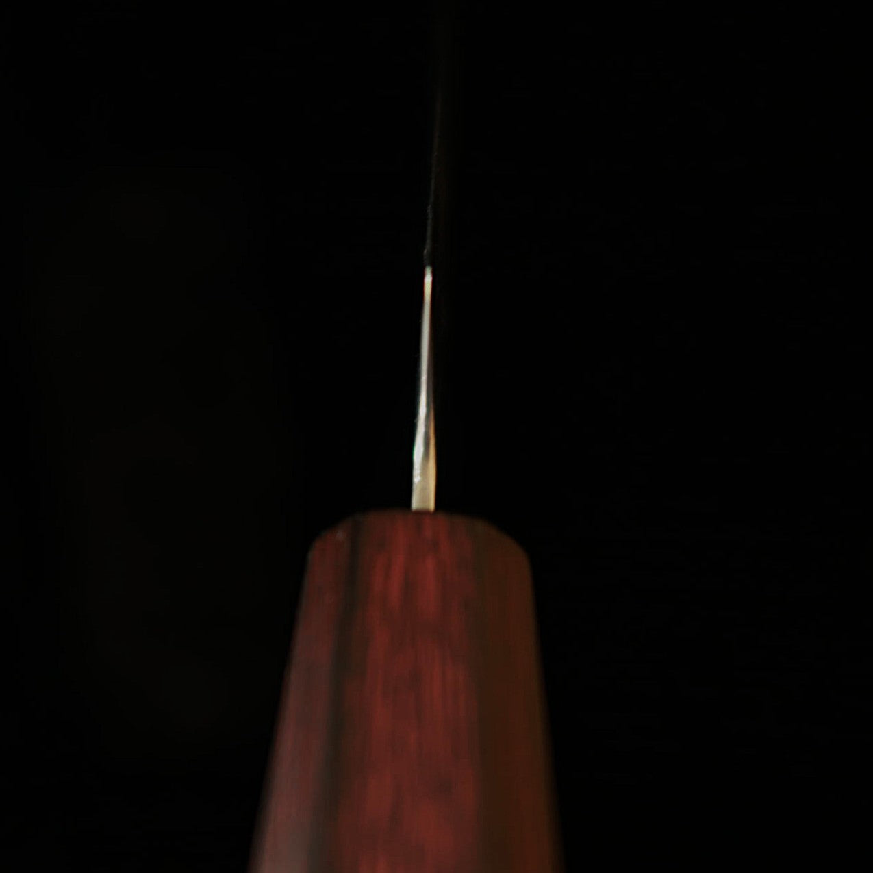 三浦 MIURA ペティ 銀紙三号 月白ダマスカス 紫八角柄 （135mm）