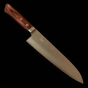 三浦MIURA 雪華 牛刀 VG10 梨地ダマスカス マホガニー柄（180mm）