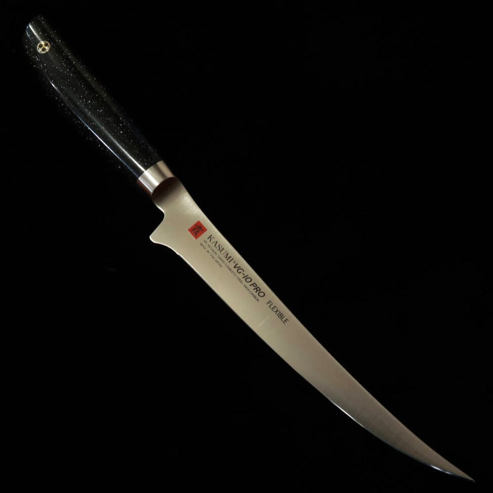 Sumikama Kasumi VG-10 PRO Faca de Filetar Cabo de Mármore Artificial No.56018 (180mm)