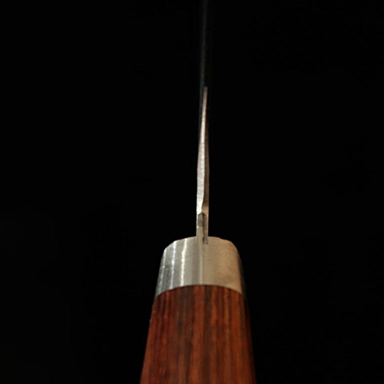 MIURA Sekka Gyuto VG10 Damasco nashiji cabo de mogno (180 mm)