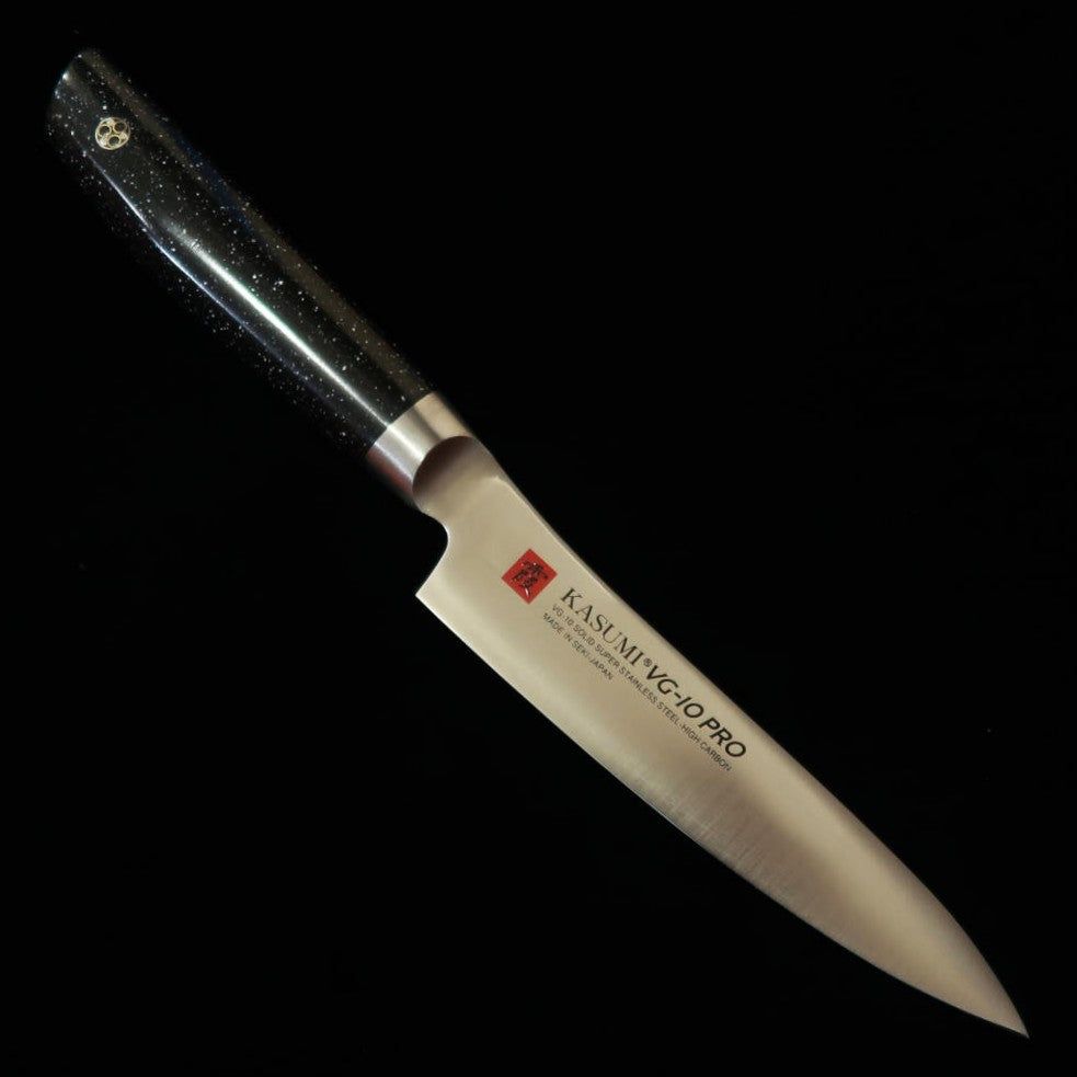SUMIKAMA Kasumi VG-10 PRO Faca Utilitária Cabo de Mármore Artificial No.52012 (120mm)