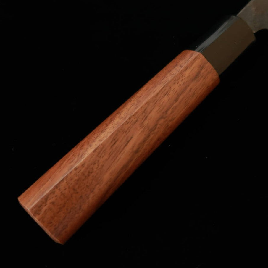 三浦MIURA 菜切 ナギナタ型 白紙二号 黒打ち 胡桃栗型柄（175mm）
