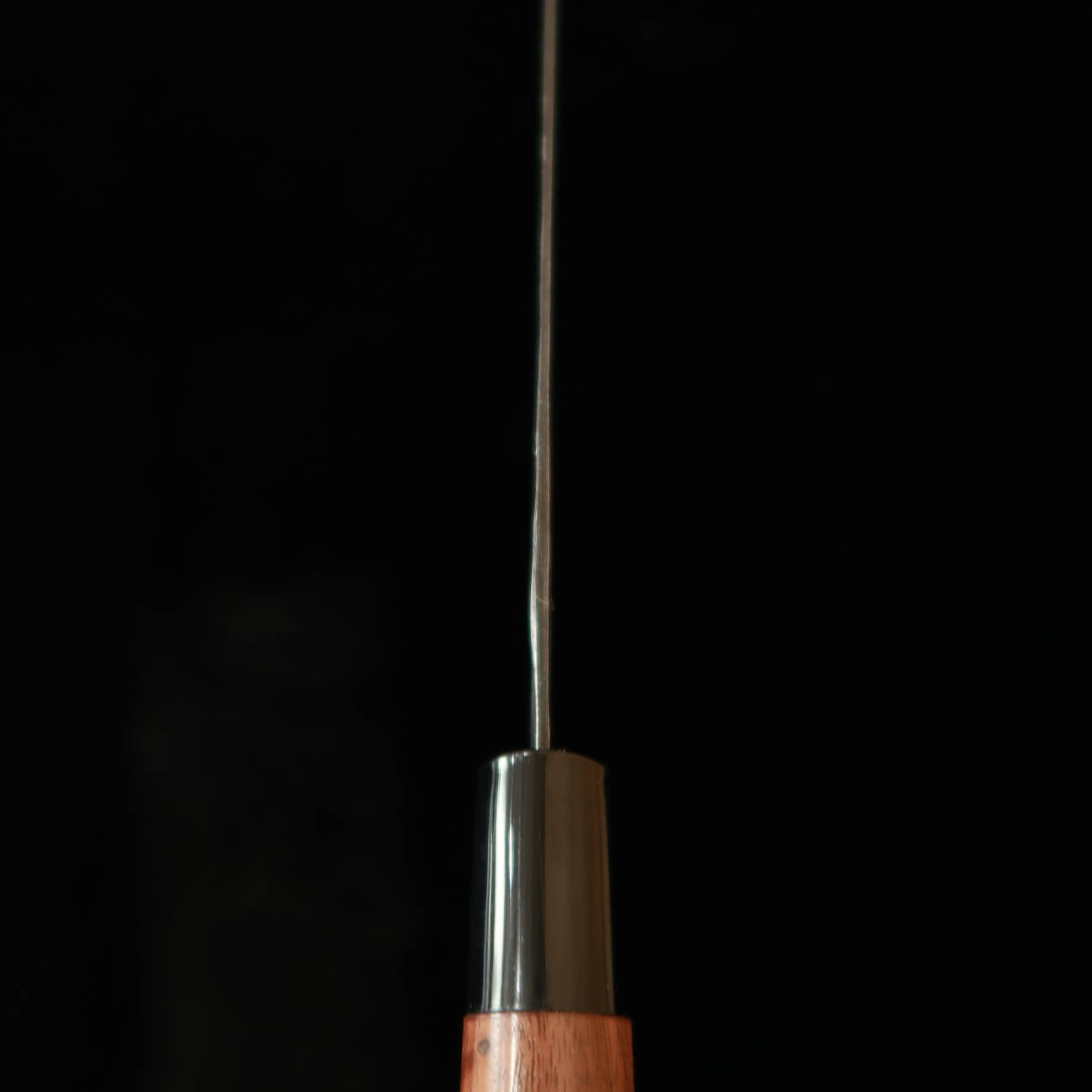 三浦MIURA 菜切 ナギナタ型 白紙二号 黒打ち 胡桃栗型柄（175mm）
